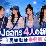 【音楽】NewJeans4人の新映像!再始動は未発表