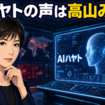 【番組】VIVANTのAIハヤト声優は高山みなみ!役割と今後