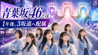 【芸能】青葉坂46とは？1年後の配属先とオーディション解説